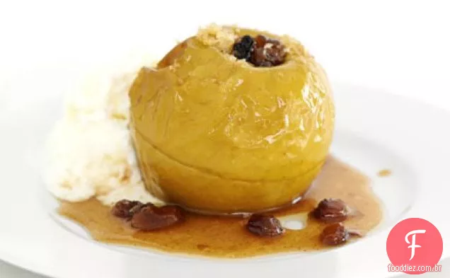 Maçãs assadas