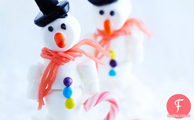 Bonecos de neve Jolly marshmallow