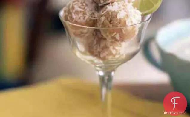 Key Lime Coco Snowballs