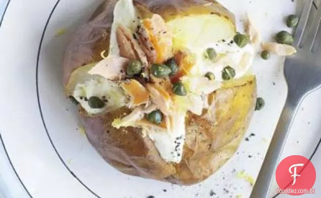 Batatas jaqueta perfeita
