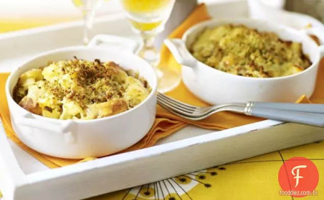 Sobras de cordeiro e torta de batata