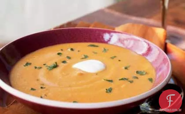 Sopa De Abóbora Cravada