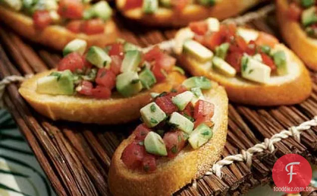 Abacate Bruschetta