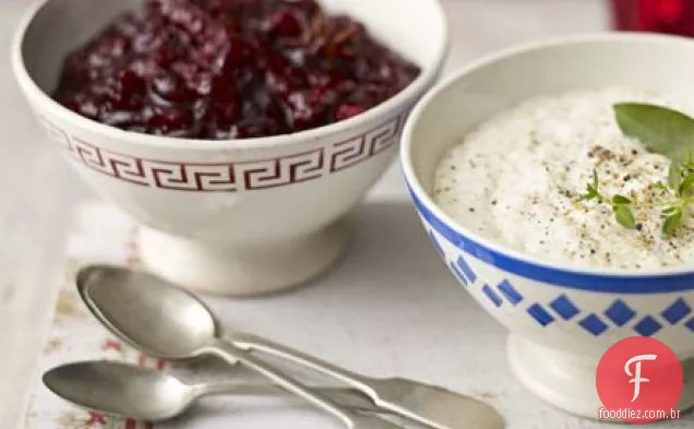 Molho de Cranberry e vinho tinto