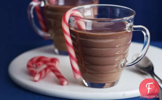 Peppermint hot chocolate