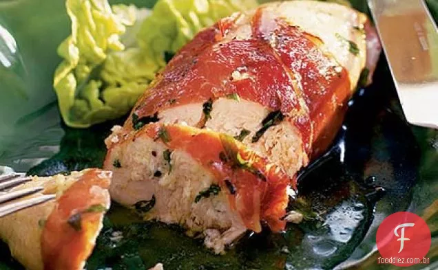 Frango estragão e amêndoa