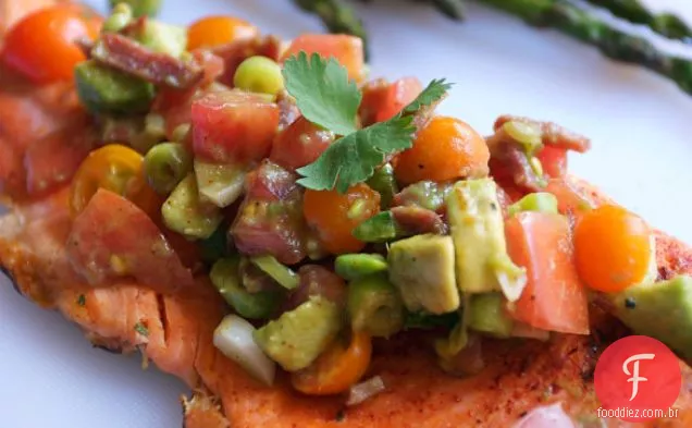 Bacon guacamole Salsa (Guaca-salsa)