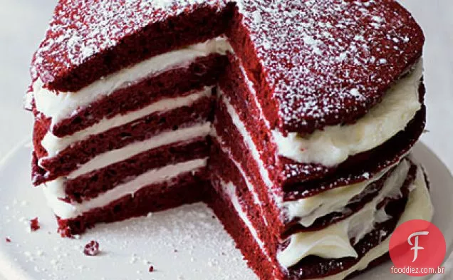 Panquecas De Veludo Vermelho