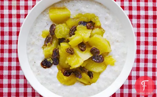 Mingau de iogurte cremoso
