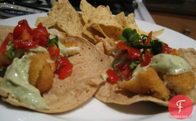 Tacos De Peixe Super Fáceis Com Creme De Abacate