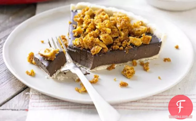 Torta de Chocolate com favo de mel