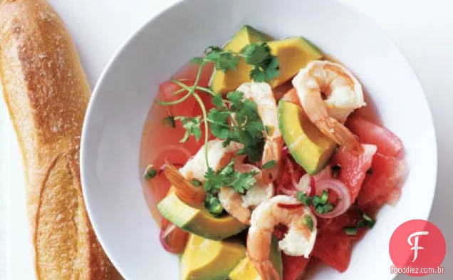 Salada De Camarão De Verão
