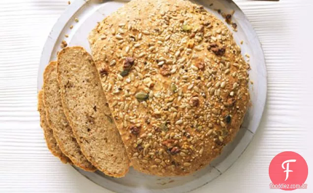 Pão de semente de noz maltada