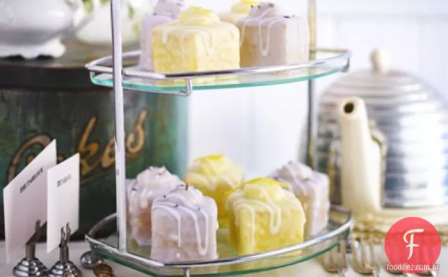 Lemon & lavender Fondant fantasias