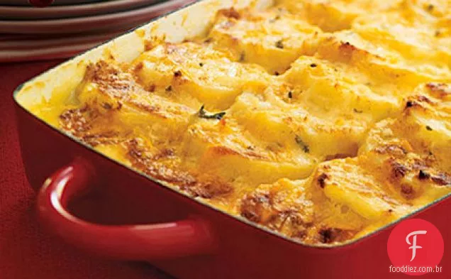 Batatas Com Casca De Três Queijos