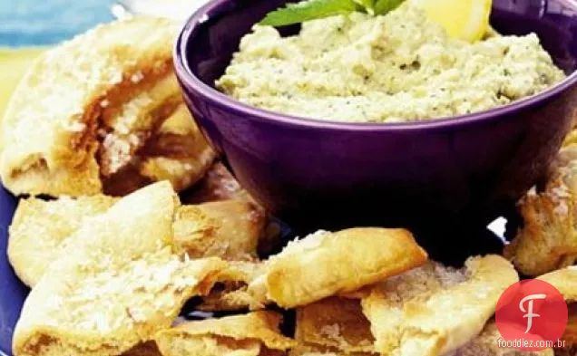 Alcachofra e hortelã dip