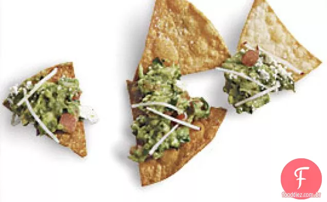 Guacamole Com Chile Assado, Cominho E Queijo Feta
