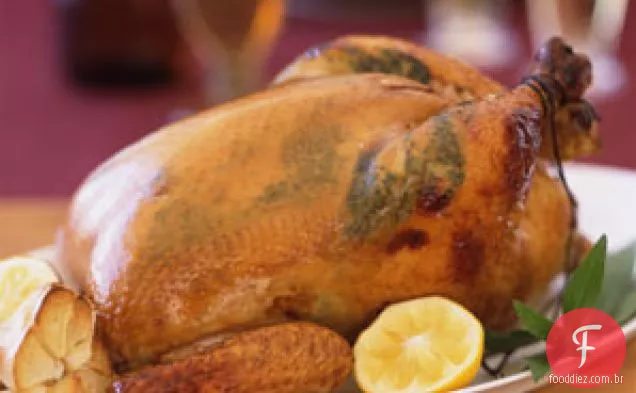 Frango Assado Com Mel com limão e estragão
