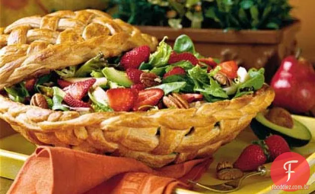 Salada De Morango E Frango