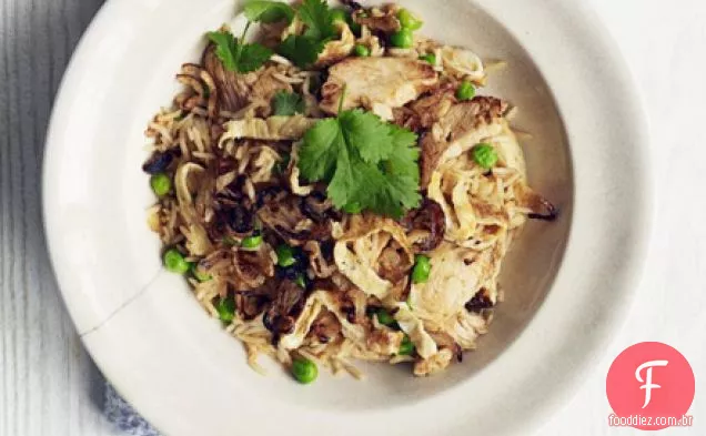 Frango picante nasi goreng