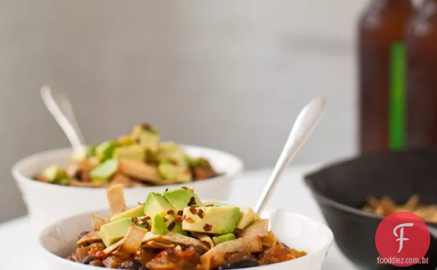 Pimenta Chipotle De Abóbora Vegetariana Com Abacate