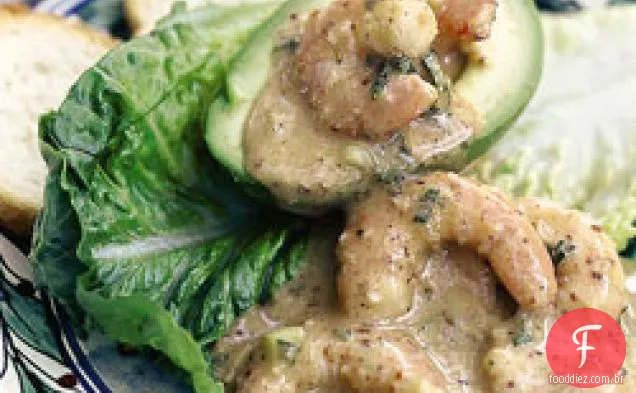 Abacates Recheados Com Camarão Rémoulade