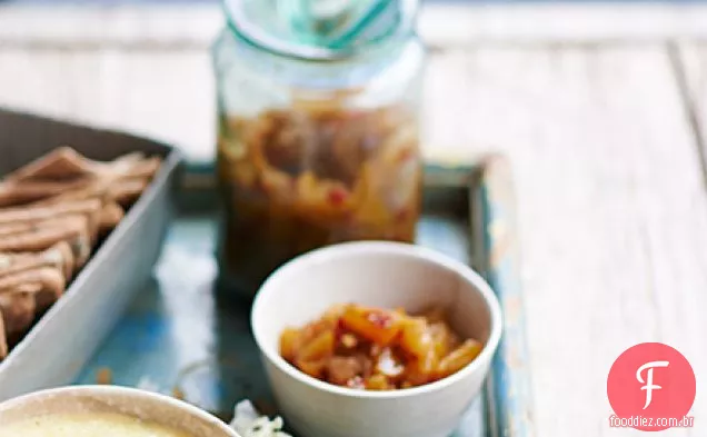 Peach & Chilli chutney
