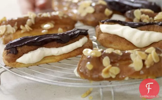 Eclairs Caseiros