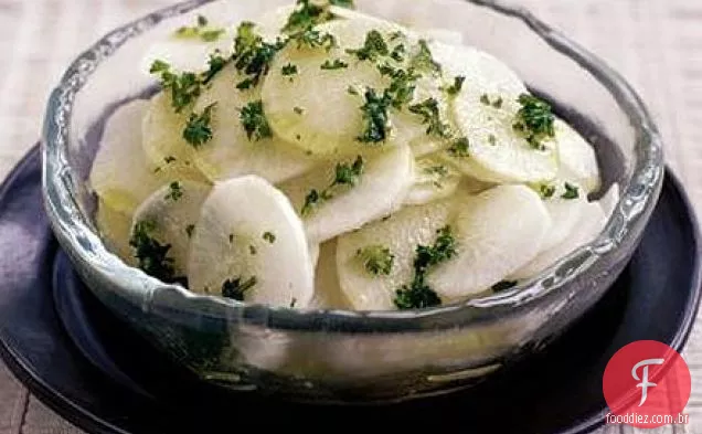 Salada de rabanete limão