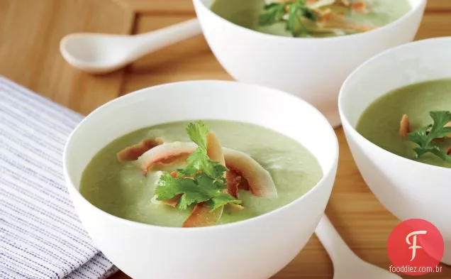 Sopa Picante De Abacate E Pepino