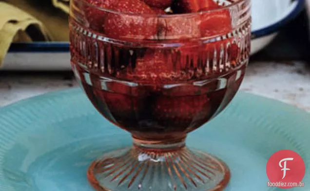 Morangos com Marsala