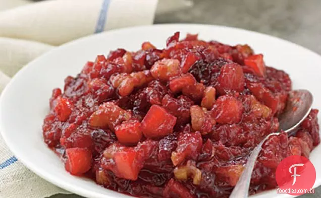 Molho de Cranberry, maçã e noz