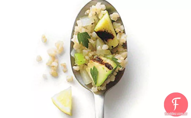 Abobrinha Grelhada Bulgur Pilaf
