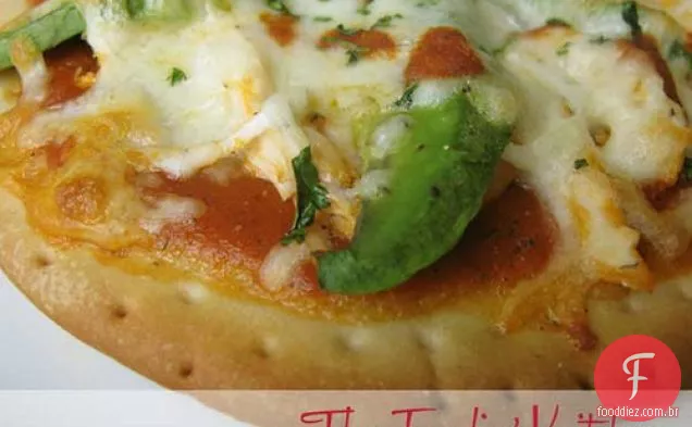 Pizza De Frango E Abacate