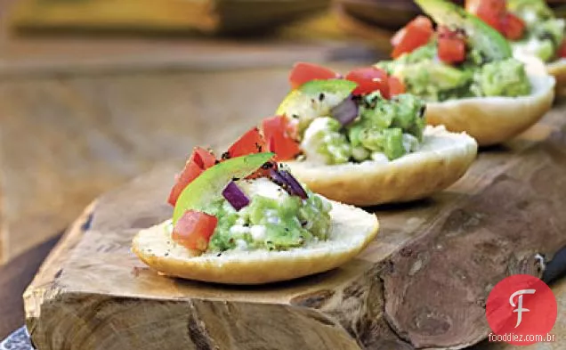 Guacamole - Torradas De Queijo De Cabra