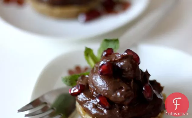 Tortas Criminosas Lisas Da Mousse Do Chocolate