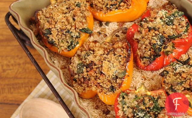 Pimentões Recheados Com Quinoa De Avelã