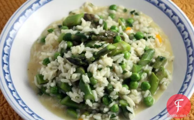 Risoto De Aspargos Com Pimenta Laranja E Laranja