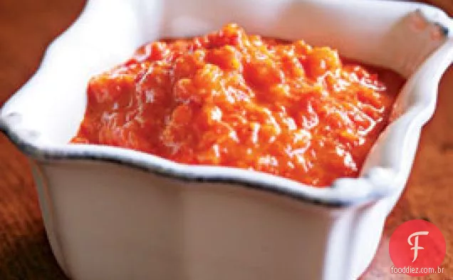 Purê De Pimenta Vermelha Assada
