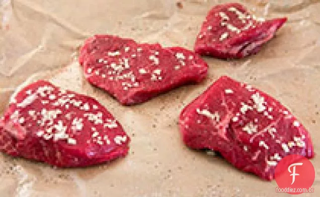 Carne rápida refogada com pimentão