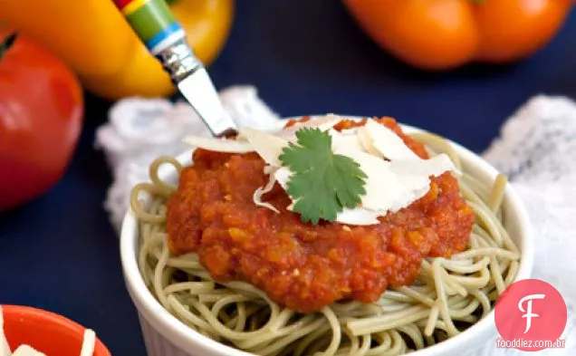 Molho Simples De Pimentão De Tomate