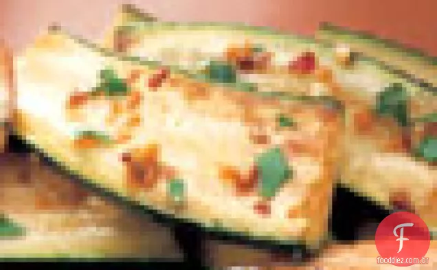 Abobrinha Com Alho E Pimenta Vermelha Esmagada Seca