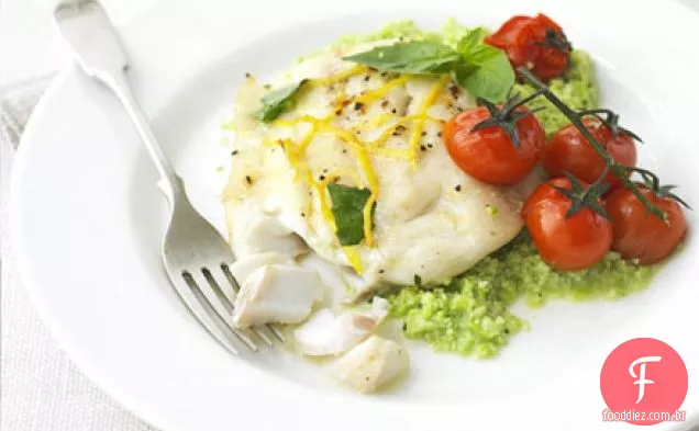 Bacalhau com manjericão
