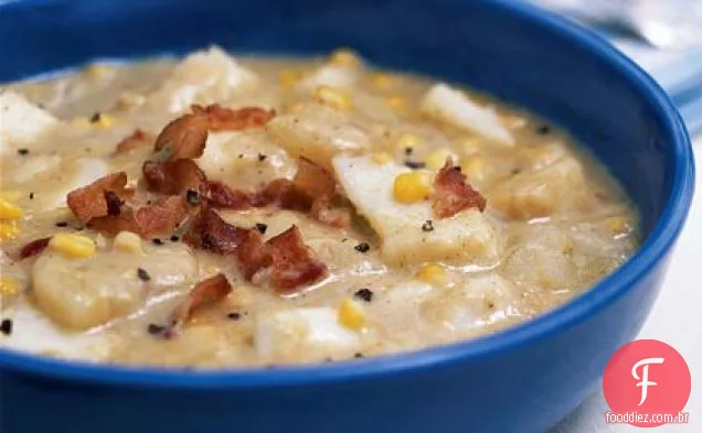 Sopa De Milho E Peixe