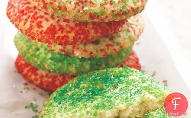 Biscoitos De Açúcar Crocantes Grandes