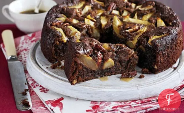 Sticky pear & Ginger cake