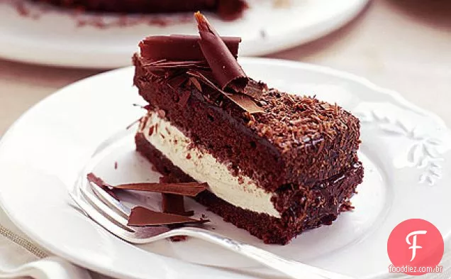 Bolo de chocolate pegajoso