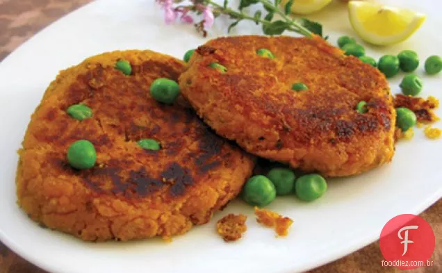 Batata - Doce-Grão-De-Bico-Hambúrgueres De Quinoa