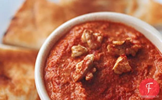 Molho De Pimenta Vermelha Assada E Noz