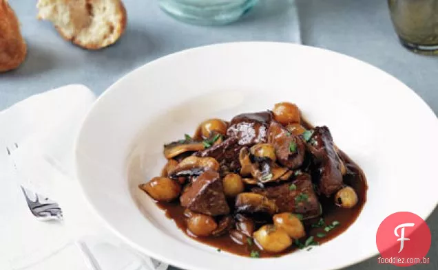 Quick Beef Bourguignonne